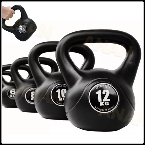 10kg vinyl kettlebell - vinyl, weight