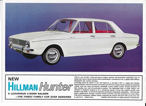 Hillman hunter original - hillman,