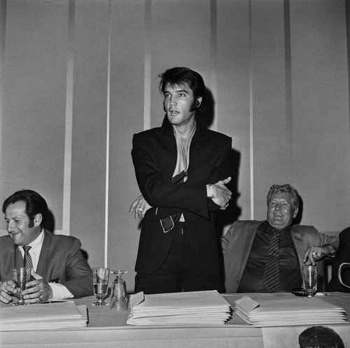 Elvis presley wearing black - elvis, a