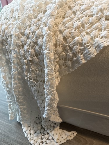 Vintage handmade crochet lace - vintage,