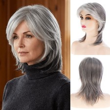 Realistic Grandma Grey White