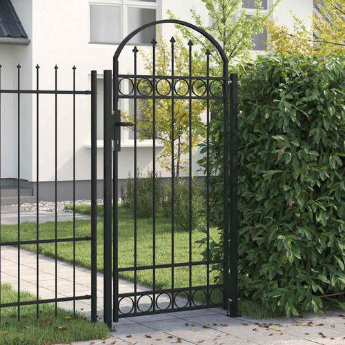 Garden gate black 89x200 - garden,