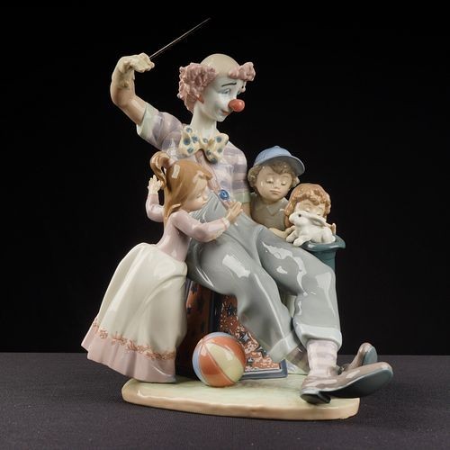 Rare lladro clown figurine - clown,