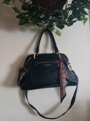 Big buddha black satchel - big,