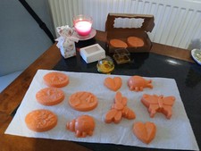 hand made soap  Almond soap with strawberry scent  , small , medium , large 