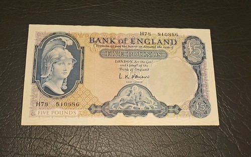 Bank england 5 five - of, £5