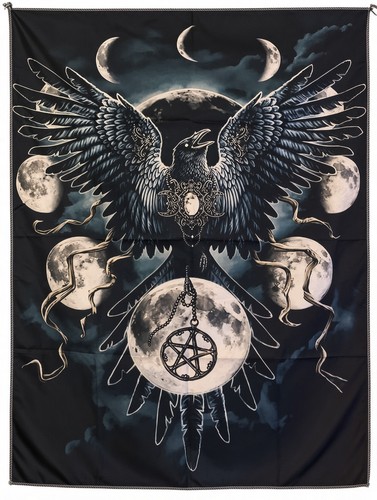 Raven wall tapestry - raven,