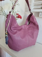 Radley Real Leather Hobo Slouchy Shoulder Bag Medium Pink Bag 