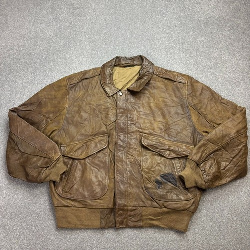 Leather flying jacket adult - jacket,