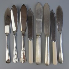 Vintage Fish Knives. Mixed lot