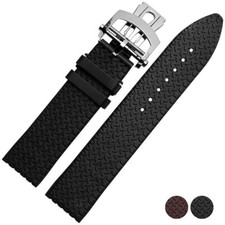 Black Rubber Strap band for