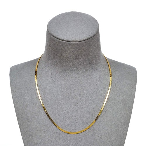 Pre owned 18ct gold flat - 18ct,