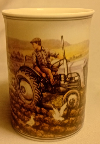 Vintage fergie tractor mug - tractor,