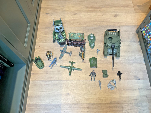 Selection army toys for - a, of