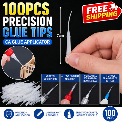 100 pack glue micro tips - 100,