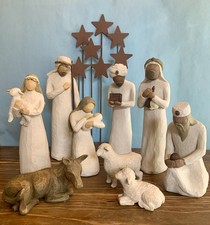 Retired Susan Lordi  Willow Tree Nativity Set  Great Condition 1999 2000 3 Sets