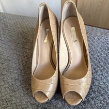 GUESS Women's High Heel Peep-Toe Shoes, Size 5 UK Used Once