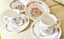 Hammersley Maisie Mouse Fine Bone China Vintage Set 2x Plates Bowls Cups GAN 