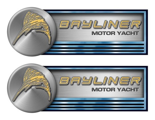 Two bayliner stickers - bayliner, boat