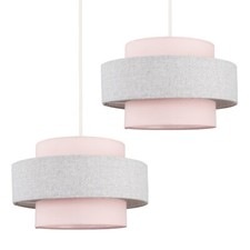2x Lampshades Easy Fit Pendant