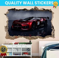 Sports Car Wall Decal Sticker