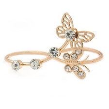 Delicate Gold Plated Crystal
