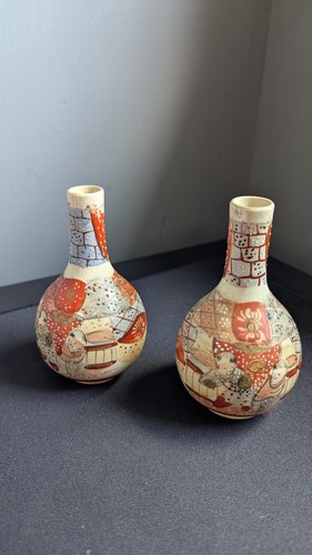 Pair japanese satsuma - of,