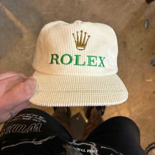 Vintage rolex corduroy hat - vintage,