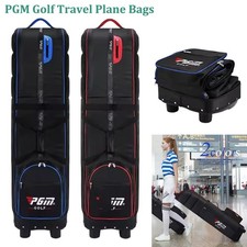 Heavy Duty Padded Golf Travel Bags Storage Cover Case with Wheels Holiday Black