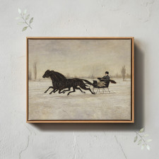 Vintage Horse-Drawn Sleigh