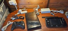 NINTENDO WIIU WII U BLACK DELUXE 32GB & 5 GAMES PREMIUM CONSOLE BUNDLE #RS1RB1
