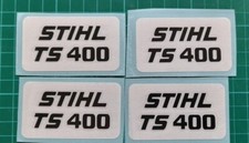 STIHL TS 400 Vinyl Decals x 4