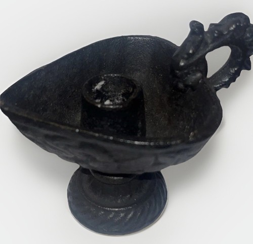 Cast iron candle - iron, rare