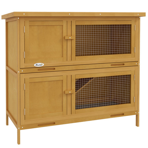 Double decker rabbit hutch - decker,