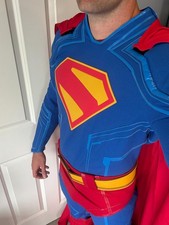 Deluxe Superman 2025 Corenswet Cosplay Costume Suit + Boots - Adult James Gunn