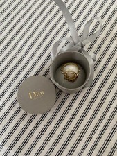 Vintage Y2K Gold Plated Christian Dior Statement Ring Size L