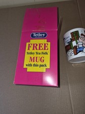 Tetley tea boxed advertising