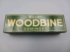 Vintage Will's Woodbine Cigarettes Advertising Tinned Dominoes Set