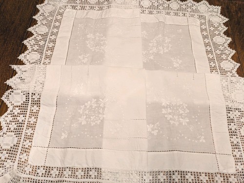 Stunning white linen hand - stunning,