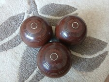 Henselite  Lawn Bowls X3