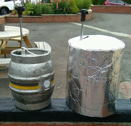 Insulated cask cover - cask, cooler