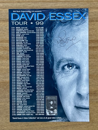 Signed tour flyer 1999 - signed,
