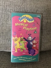 Teletubbies Musical Playtime VHS, 1999 VGC BBC Video Retro Kids Show Ragdoll U 