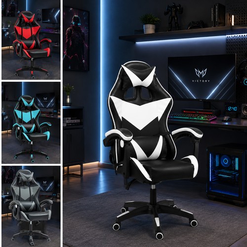 Swivel gaming chair faux - chair,