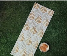 White & Gold Beaded Table