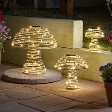 Solar LED Mushroom Ornament