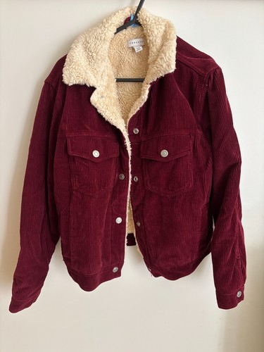 Topshop burgundy cord jacket - topshop,,