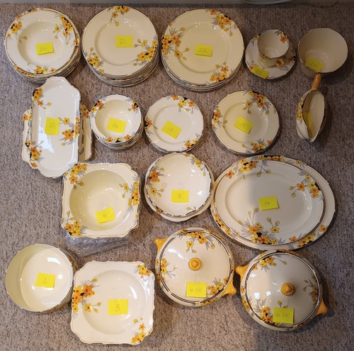 Crown ducal crockery art deco - ducal,