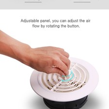 Round Air Soffit Vent ABS