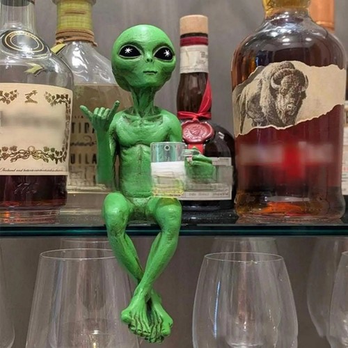 Green alien roswell - 6″,